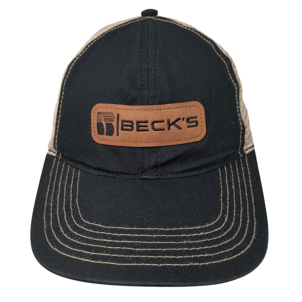 Beck's Snapback Trucker Cap Multicolor One Size Adjustable Mesh Back 6 Panel